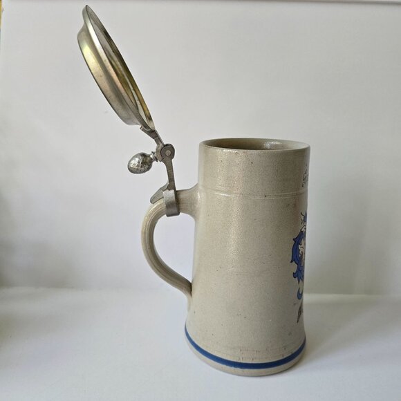 Vintage Bayern 0.5L German Beer Stein With Lid By Rastal Summerschool 1984 - Picture 3 of 16